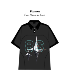 Áo Polo 86 Phối local brand Flames Store